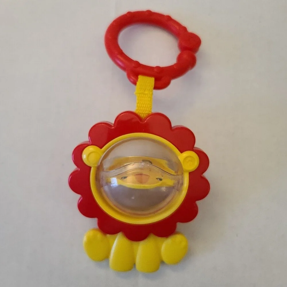 Fisher Price Baby Teethers Rattle Lovey Monkey Lion Keys Lot of 6